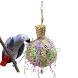 Maxbell Pet Parrot Bird Chewing Toy Colorful Swing Parakeet Training Foraging Toys