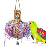 Maxbell Pet Parrot Bird Chewing Toy Colorful Swing Parakeet Training Foraging Toys