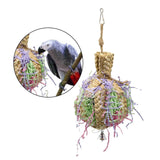 Maxbell Pet Parrot Bird Chewing Toy Colorful Swing Parakeet Training Foraging Toys