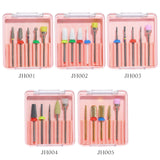 Maxbell 5 Pieces Nail Drill Bits Ceramic Set for Remove Poly Gel Nails  JH005