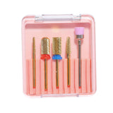 Maxbell 5 Pieces Nail Drill Bits Ceramic Set for Remove Poly Gel Nails  JH005