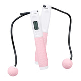 Maxbell Weighted Skipping Jump Rope 2-In-1 Cordless Ropes Indoor Outdoor Equipment Light Pink