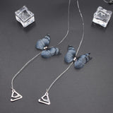 Maxbell Butterfly Transparent Invisible Adjustable Shoulder Bra Straps 1.8cm Grey