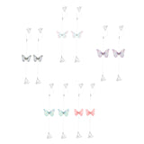 Maxbell Butterfly Transparent Invisible Adjustable Shoulder Bra Straps 1.8cm Grey