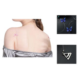 Maxbell Butterfly Transparent Invisible Adjustable Shoulder Bra Straps 1.8cm Grey