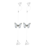 Maxbell Butterfly Transparent Invisible Adjustable Shoulder Bra Straps 1.8cm Grey
