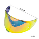 Maxbell Motorcycle Helmet Visor Lens Full Face Anti UV for FF-353 Colourful