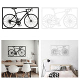 Maxbell Bike Wall Art Wall Sculpture Metal Crafts Rustic Farmhouse for Office White