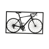 Bike Wall Art Wall Sculpture Metal Crafts Rustic Farmhouse for Office Black