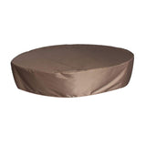 Maxbell Swimming Pool Cover Waterproof Hot Tub Above Ground Pool Solid Dust Cover coffee