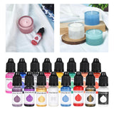 Maxbell 24x 10ml Epoxy Resin Pigment, Liquid Epoxy Dye Translucent Resin Colorant