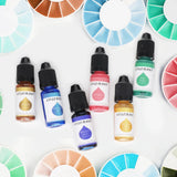 Maxbell 24x 10ml Epoxy Resin Pigment, Liquid Epoxy Dye Translucent Resin Colorant