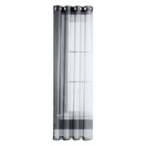 Maxbell Outdoor Sheer Curtain Drape Pool Privacy Mildew Proof Window Treatments 132x213cm