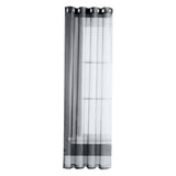 Maxbell Outdoor Sheer Curtain Drape Pool Privacy Mildew Proof Window Treatments 132x213cm