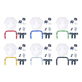 Maxbell Motorcycle Windshield WindScreen Wind Deflector w/Mounting Bracket  Black