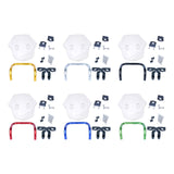 Maxbell Motorcycle Windshield WindScreen Wind Deflector w/Mounting Bracket  Black