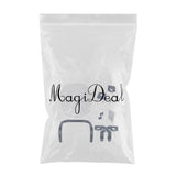 Maxbell Motorcycle Windshield WindScreen Wind Deflector w/Mounting Bracket  Black