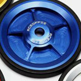 Maxbell Easy Wheel Bike Modification Refit Easywheel for Brompton Folding Bike Parts Blue