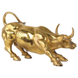 Modern Bull Sculpture Ox Ornament Cow Feng Shui Figurine Statue Office