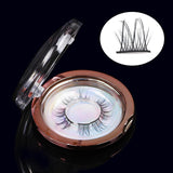 Maxbell 8Pcs/Pack Cross Section False Eyelashes Makeup Natural Fake Eye Lashes Women