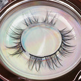 Maxbell 8Pcs/Pack Cross Section False Eyelashes Makeup Natural Fake Eye Lashes Women