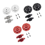 Maxbell RC Brake Disc with Mount for Axial RBX10 RC Climbing Car Vehicle Model red