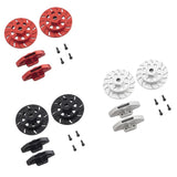 Maxbell RC Brake Disc with Mount for Axial RBX10 RC Climbing Car Vehicle Model red