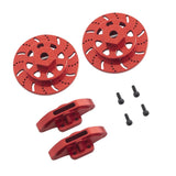 Maxbell RC Brake Disc with Mount for Axial RBX10 RC Climbing Car Vehicle Model red