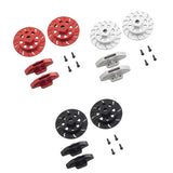 Maxbell RC Brake Disc with Mount for Axial RBX10 RC Climbing Car Vehicle Model red