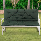 Maxbell Bench Swing Chair Cushion Seat Pad Garden Furniture Indoor Outdoor Decorate Dark gray 150x50cm