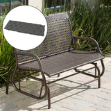 Maxbell Bench Swing Chair Cushion Seat Pad Garden Furniture Indoor Outdoor Decorate Dark gray 150x50cm