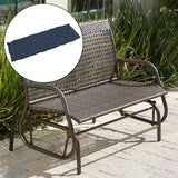 Maxbell Bench Swing Chair Cushion Seat Pad Garden Furniture Indoor Outdoor Decorate Navy 120x50cm