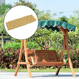 Maxbell Bench Swing Chair Cushion Seat Pad Garden Furniture Indoor Outdoor Decorate Khaki 120x50cm