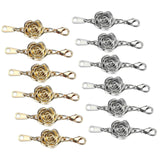 Maxbell Magnetic Clasps Connector Jewelry Necklace Bracelet Clasp 6 Silver 6 Gold