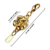 Maxbell Magnetic Clasps Connector Jewelry Necklace Bracelet Clasp 12 Gold