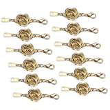 Maxbell Magnetic Clasps Connector Jewelry Necklace Bracelet Clasp 12 Gold