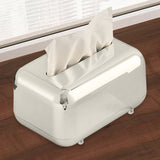 Maxbell Tissue Box Napkin Holder for Living Room Bedroom Bathroom Office Car Silver