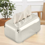 Maxbell Tissue Box Napkin Holder for Living Room Bedroom Bathroom Office Car Silver