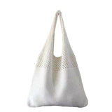 Maxbell Summer Beach Lady Shoulder Bag Causal Handbag Hand Bag Women Totes White