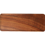 Maxbell Rectangular Wood Tea Tray Wooden Plate Coffee Sushi Snacks Serving Plate S