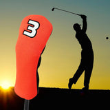 Maxbell Golf Head Cover Club Headcover Guard Protector  Orange3 29x13cm