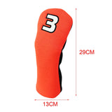 Maxbell Golf Head Cover Club Headcover Guard Protector  Orange3 29x13cm