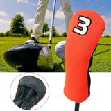 Maxbell Golf Head Cover Club Headcover Guard Protector  Orange3 29x13cm