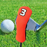 Maxbell Golf Head Cover Club Headcover Guard Protector  Orange3 29x13cm