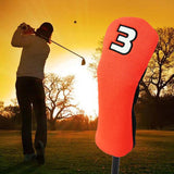 Maxbell Golf Head Cover Club Headcover Guard Protector  Orange3 29x13cm