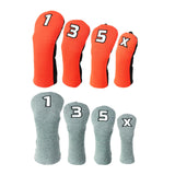 Maxbell Golf Head Cover Club Headcover Guard Protector  Orange 36x16cm