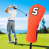 Maxbell Golf Head Cover Club Headcover Guard Protector  Orange5 29x13cm