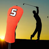 Maxbell Golf Head Cover Club Headcover Guard Protector  Orange5 29x13cm