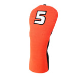 Maxbell Golf Head Cover Club Headcover Guard Protector  Orange5 29x13cm