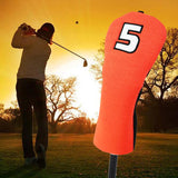 Maxbell Golf Head Cover Club Headcover Guard Protector  Orange5 29x13cm